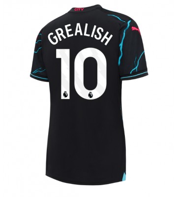 Manchester City Jack Grealish #10 Kolmaspaita Naisten 2023-24 Lyhyet Hihat